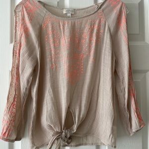 Long sleeve flowy shirt